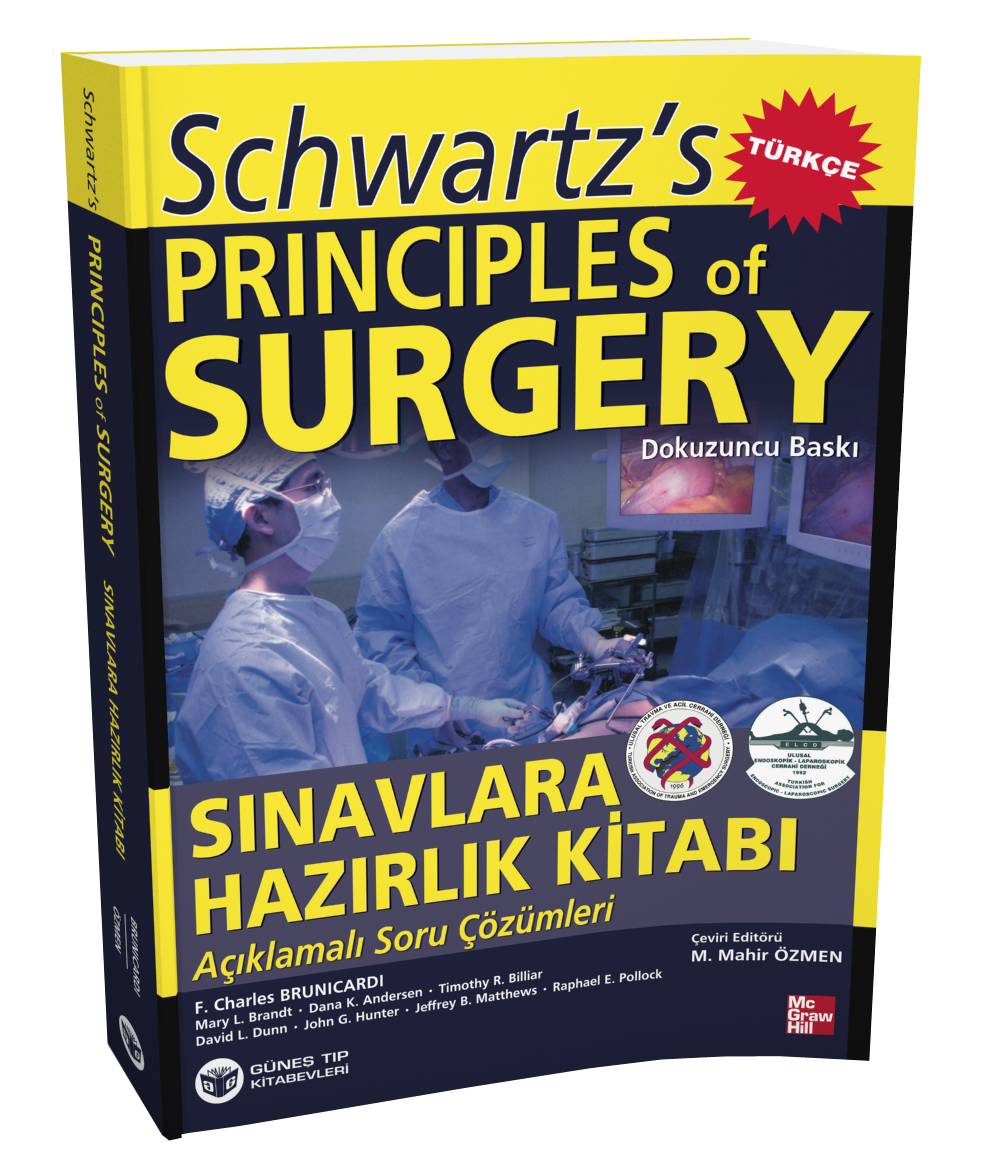  Schwartz Principles of Surgery Sınavlara Hazırlık Kitabı